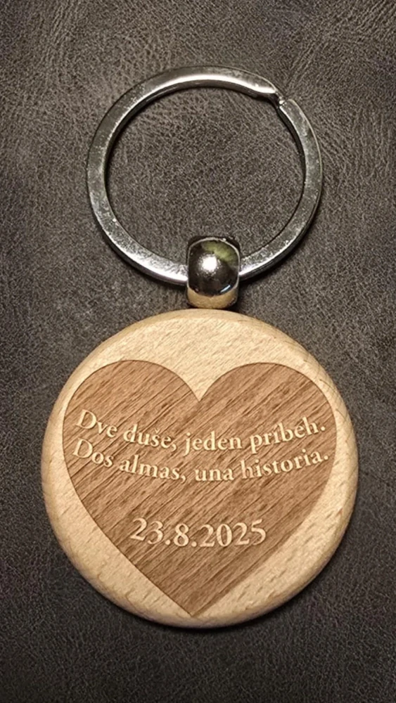 Personalizovaná kľúčenka kruh