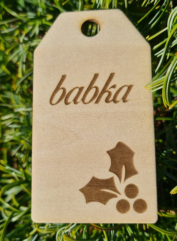 Vianočná menovka personalizovaná
