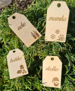 Vianočná menovka personalizovaná