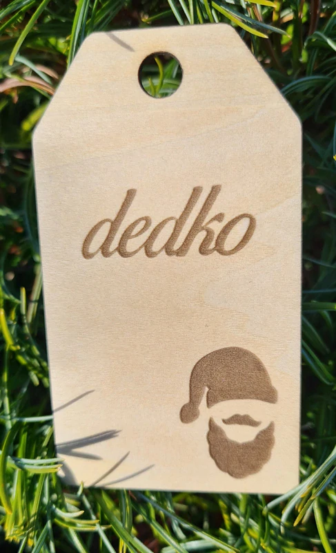 Vianočná menovka personalizovaná