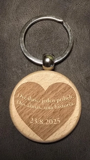 Personalizovaná kľúčenka kruh